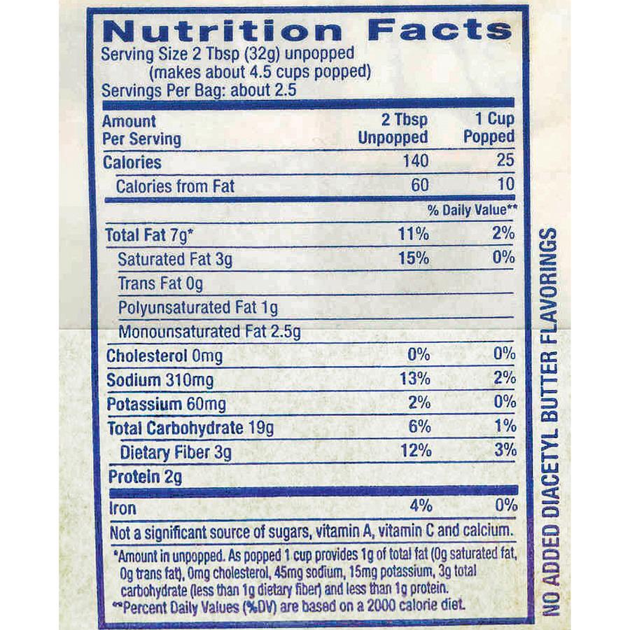 ACT II Butter Lovers Microwave Popcorn - Microwavable - Butter - 2.75 oz - 36 / Carton ACT II Butter Lovers Microwave Popcorn - Microwavable - Butter - 2.75 oz - 36 / Carton