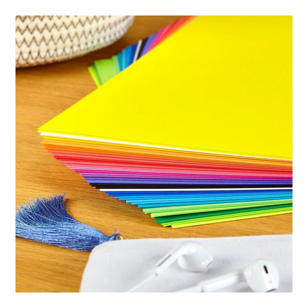 Neenah Spectrum Assortment Multipurpose Paper - Letter - 8 1/2" x 11" - 24 lb Basis Weight - Smooth - Heavyweight, Acid-free, Lignin-free - Eclipse Black, Stardust White, Vulcan Green, Terra Green, Ma. Picture 2
