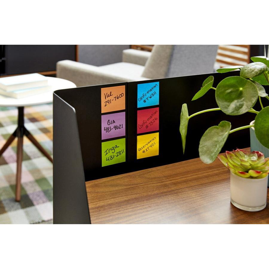 Post-it&reg; Super Sticky Notes - Energy Boost Color Collection - 2" Flag/Note Width x 2" Flag/Note Length - Square - 90 Sheets per Pad - Multicolor - Paper - Super Sticky, Adhesive, Recyclable, Resid. Picture 4