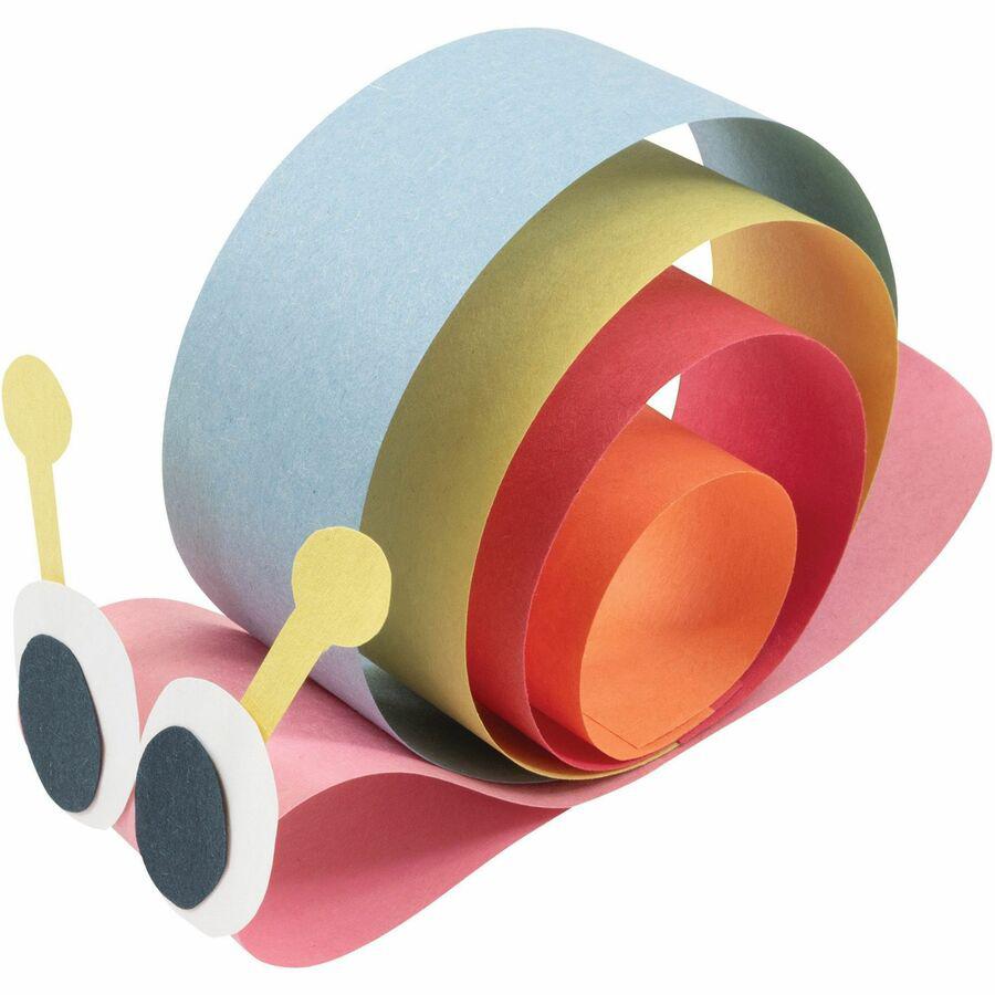 Prang Construction Paper - Art Project, Craft Project, Fun and Learning, Cutting, Pasting - 9"Width x 12"Length - 45 lb Basis Weight - 500 / Pack - Assorted. Picture 6