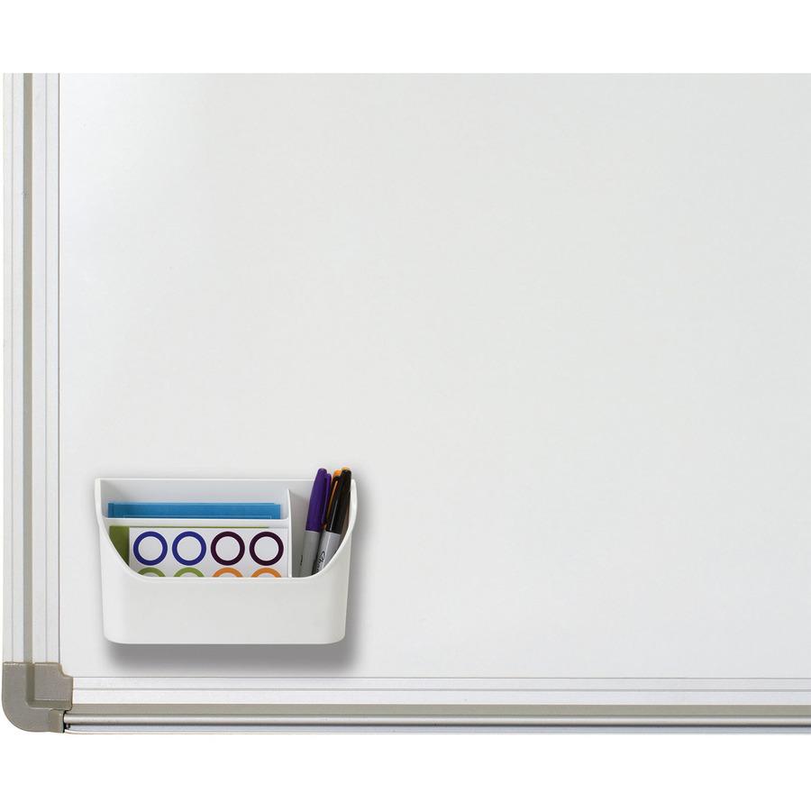 Officemate 92550 MagnetPlus Magnetic Organizer, White - 4.8" Height x 8" Width x 2.5" Depth, Magnetic, White, 1 Each. Picture 7