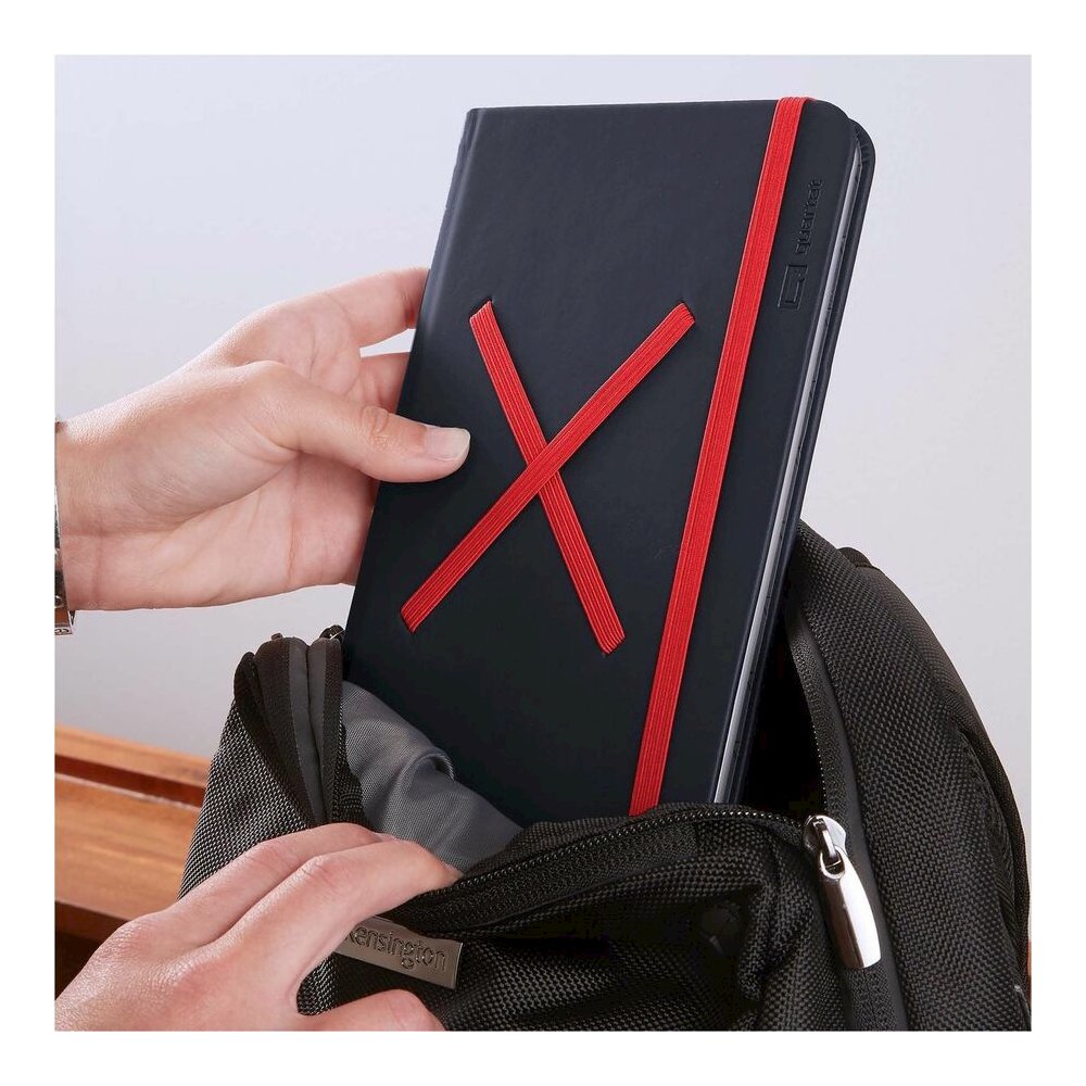 Quartet Portable Glass Dry-Erase Pad - 5" (0.4 ft) Width x 8" (0.7 ft) Height - White Tempered Glass Surface - Black Polyethylene Frame - Desktop - Magnetic - 1 Each. Picture 6