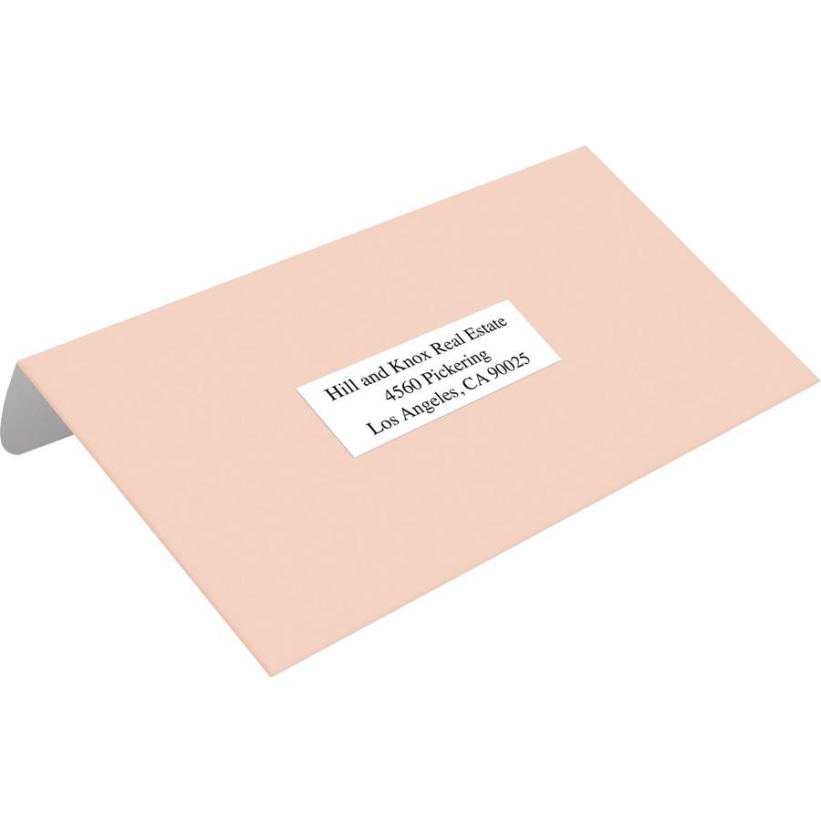 Avery&reg; Address Label - 3 2/5" Height x 9" Width x 11 1/5" Length - Permanent Adhesive - Rectangle - Matte White - Paper - 33 / Sheet - 500 Total Sheets - 16500 Total Label(s) - 1 Carton. Picture 3