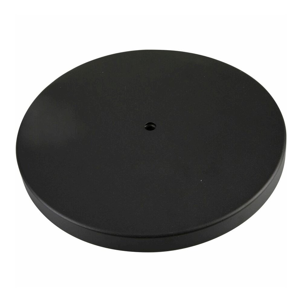 Genuine Joe Crowd-Control Bases - Rubber Feet - Floor Standing - Black - Steel, Concrete - 2 / Carton. Picture 5