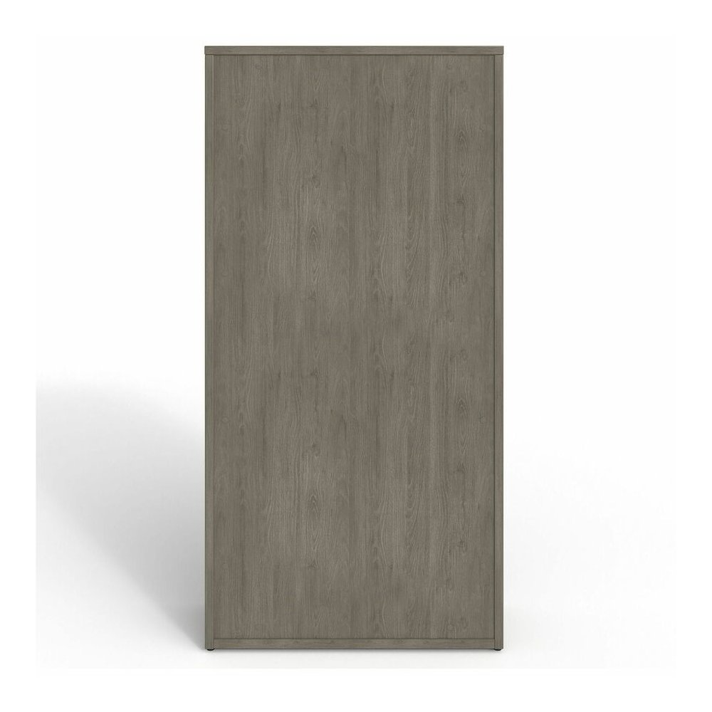 Lorell Prominence 2.0 Bookcase - Rectangle - 69" Height x 34" Width x 12" Depth, 1" Thickness Top - 5 Shelve(s) - 4 Adjustable Shelf(ves) - Material: Particleboard - Finish: Gray Elm - Laminated, Dura. Picture 5