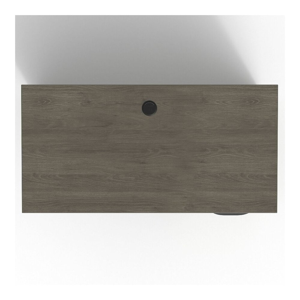 Lorell Prominence 2.0 Right Return - Rectangle - 29" Height x 48" Width x 24" Depth, 1" Thickness Top - Total Drawer(s): 2Right Side - Material: Particleboard, Thermofused Melamine (TFM) - Finish: Gra. Picture 5