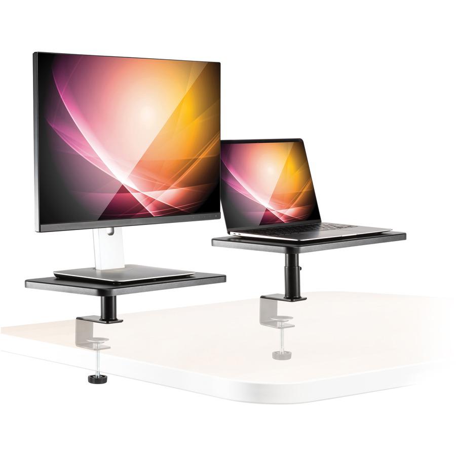 Allsop Ascend Monitor Stand - 30 lb Load Capacity - 5.8" Height x 15" Width x 9.3" Depth - Desk, Freestanding - Metal, Wood. Picture 8