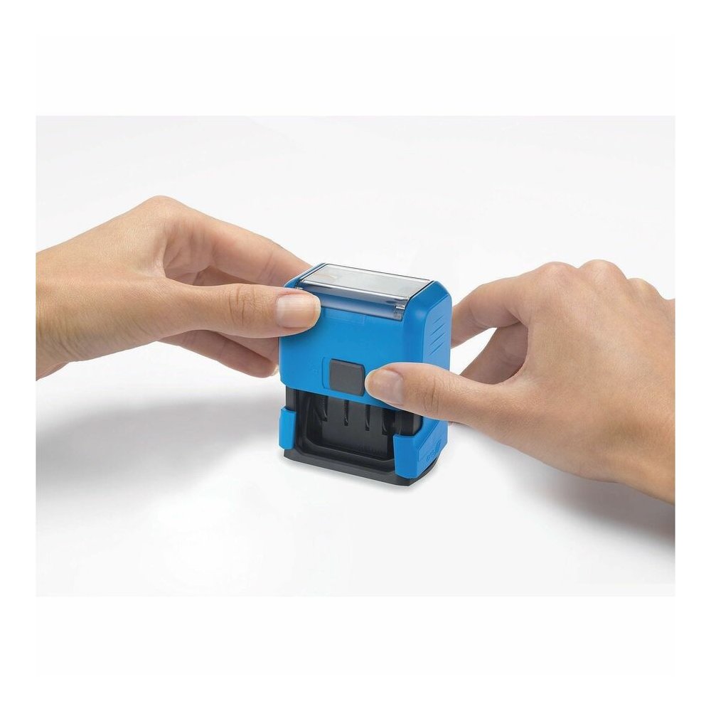 Trodat Do-it-Yourself Date Stamp - Date Stamp - 2 Characters/Line - 1" Impression Width x 1.63" Impression Length - 10000 Impression(s) - Assorted - Recycled - 1 Each. Picture 2