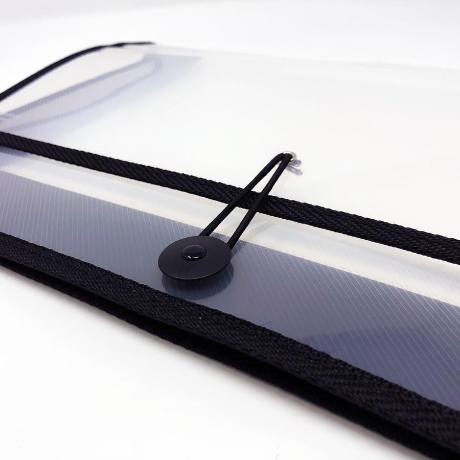 Lion EXPAND-N-FILE File Wallet - 3" Folder Capacity - Clear - 1 Each. Picture 6