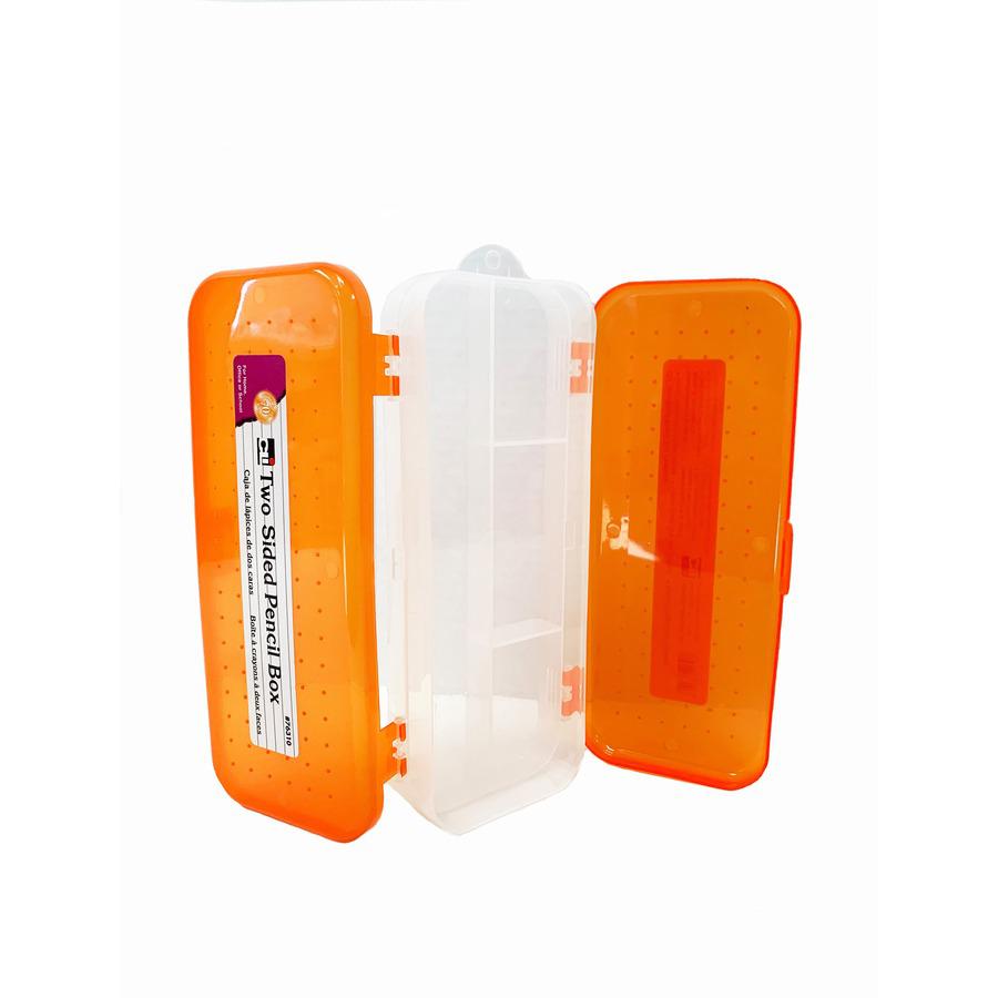 CLI Double-sided Pencil Boxes - 1.5" Height x 8.5" Width x 3.5" Depth - Double Sided - Assorted - 24 / Display Box. Picture 8
