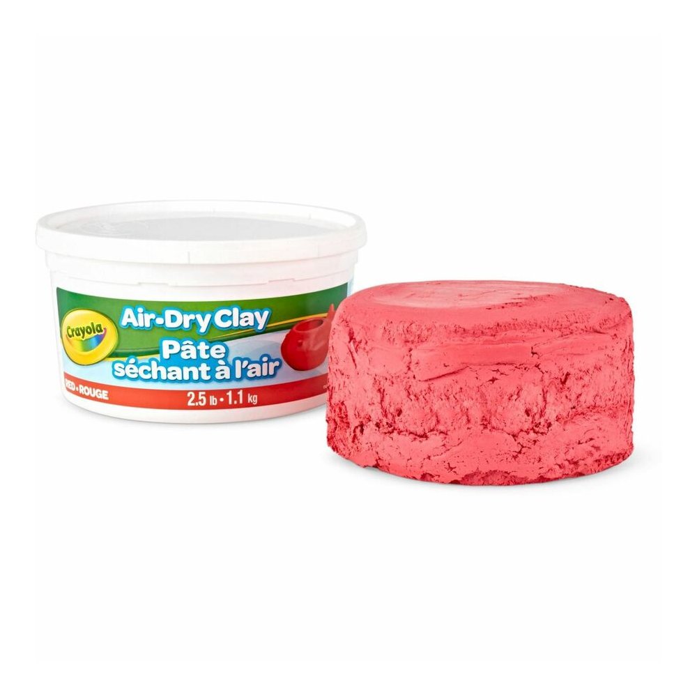 Crayola Air-Dry Clay - Art, Classroom, Art Room - Red - 1 Each. Picture 5