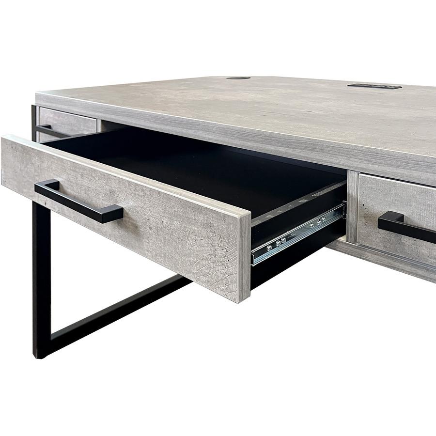 Mason Wood Laminate Office Desk. Picture 6