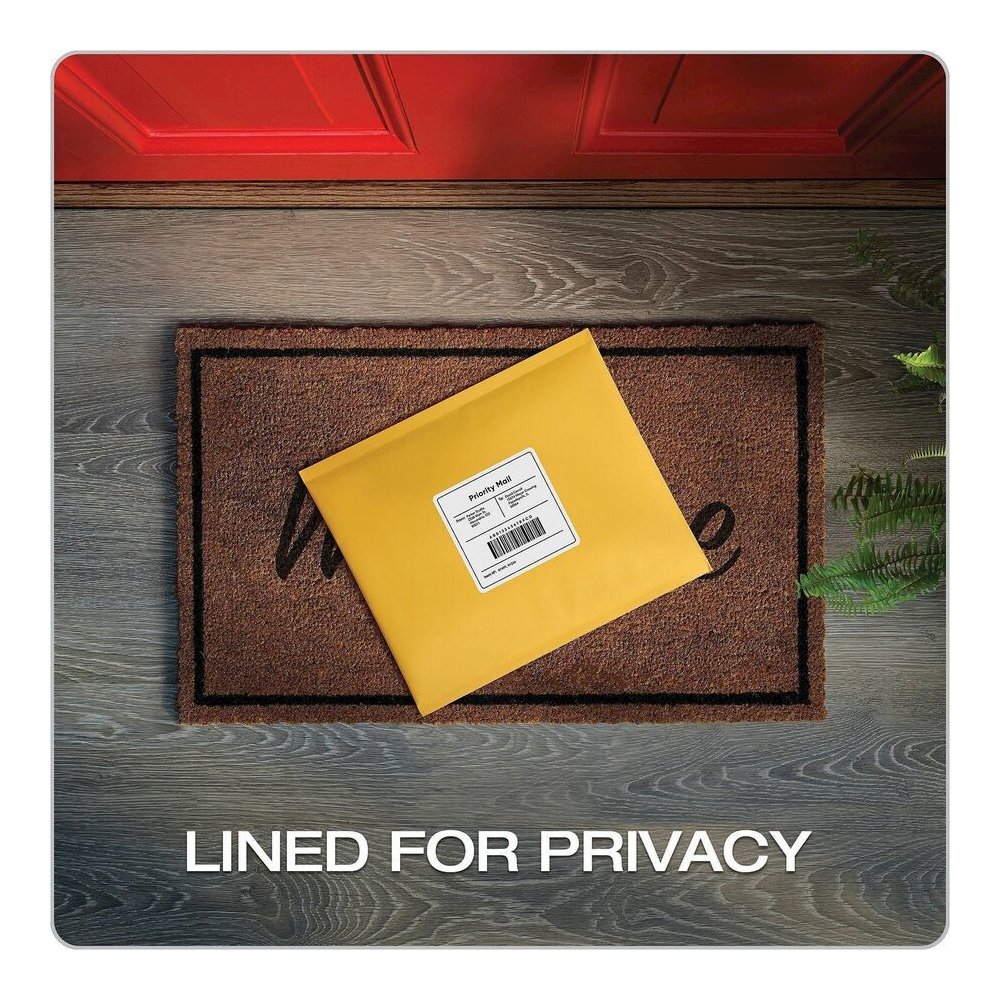 Quality Park Bubble Mailers - Bubble - 8 1/2" Width x 11" Length - Strip - Brown Kraft - 25 / Box. Picture 2