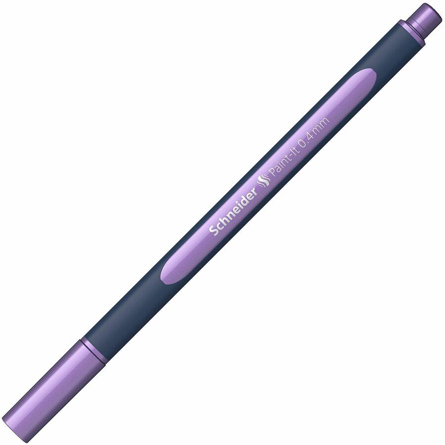Schneider Metallic Rollerball Pens - Assorted Metallic Ink - Bioplastic Barrel - 8 / Pack. Picture 3