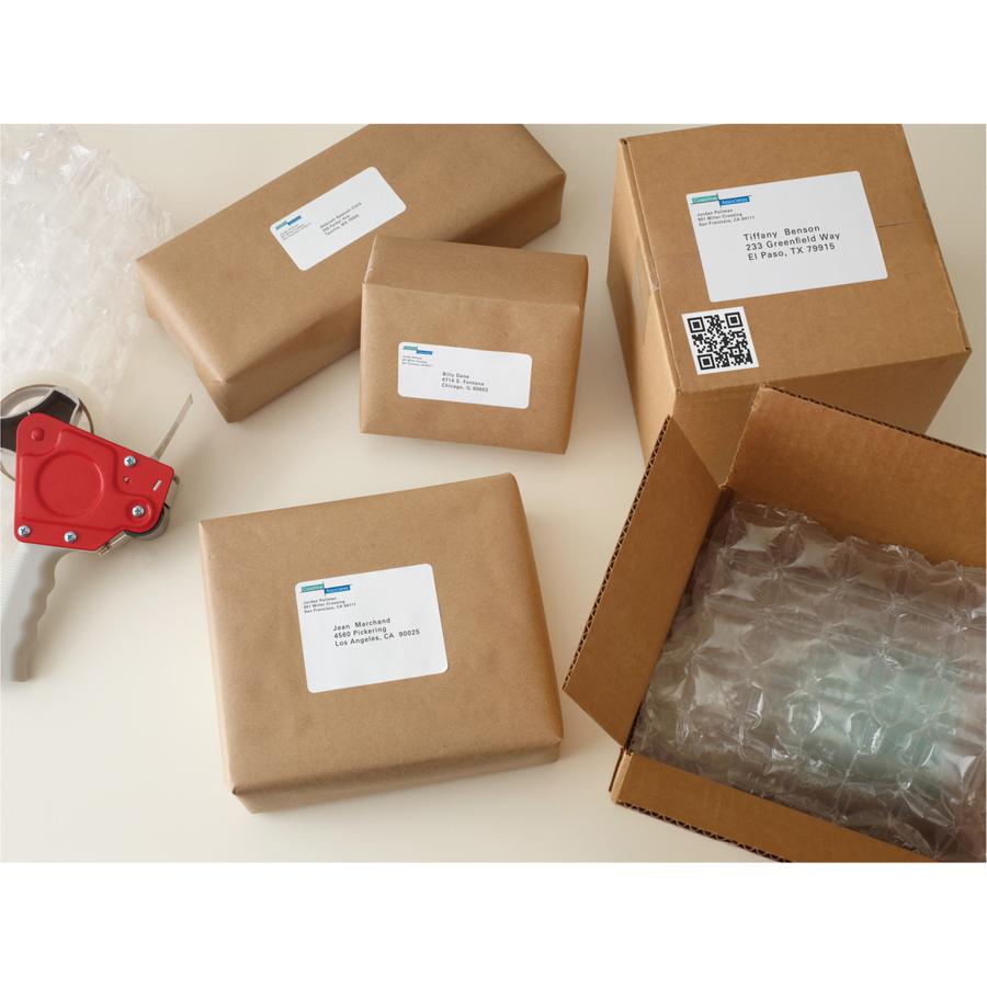 Avery&reg; Shipping Labels, Sure Feed, 3-1/3" x 4" , 150 White Labels (5264) - 3 21/64" Width x 4" Length - Permanent Adhesive - Rectangle - Laser - Matte - White - Paper - 6 / Sheet - 25 Total Sheets. Picture 5