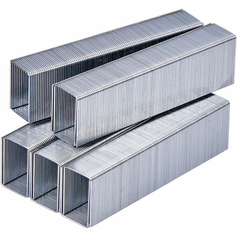 Bostitch 13/16" Heavy Duty Premium Staples - Heavy Duty - 13/16" Leg - 1/2" Crown - Holds 165 Sheet(s) - Chisel Point - Silver - High Carbon Steel - 0.8" Height x 0.5" Width0.9" Length - 1000 / Box. Picture 3