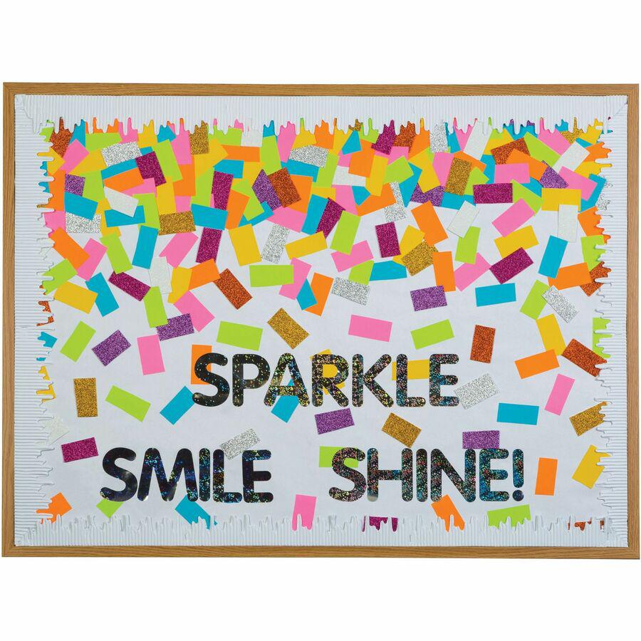 Fadeless Bulletin Board Art Paper - ClassRoom Project, Home Project, Office Project - 48"Width x 50 ftLength - 1 / Roll - White. Picture 3
