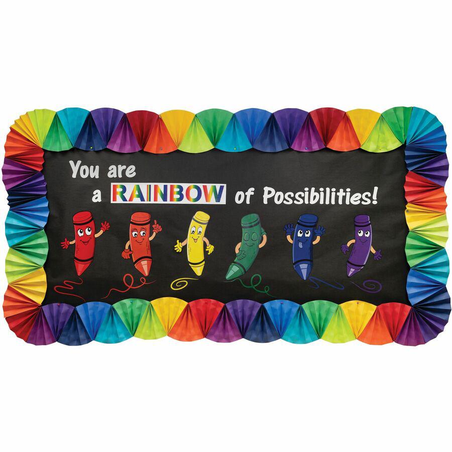 Fadeless Bulletin Board Art Paper - ClassRoom Project, Home Project, Office Project - 48"Width x 50 ftLength - 1 / Roll - Black. Picture 7