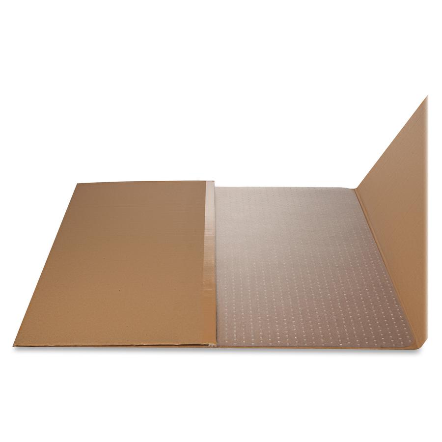 Deflecto ExecuMat for Carpet - Carpeted Floor - 60" Length x 46" Width x 0.333" Thickness - Vinyl - Clear - 1Each. Picture 7