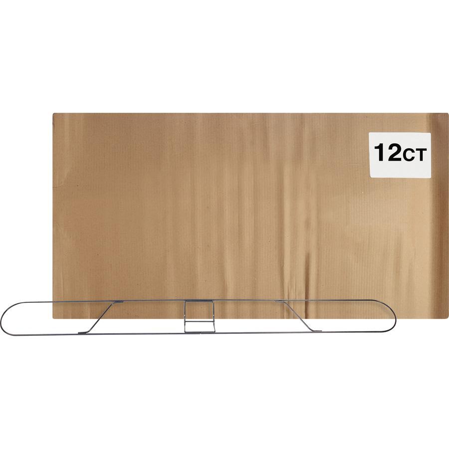 Genuine Joe Clip-On 36" Dust Mop Frame - 360&deg; Swivel, Rust Resistant, Chrome Plated, Reinforced - Chrome - Steel - 1 Each. Picture 5