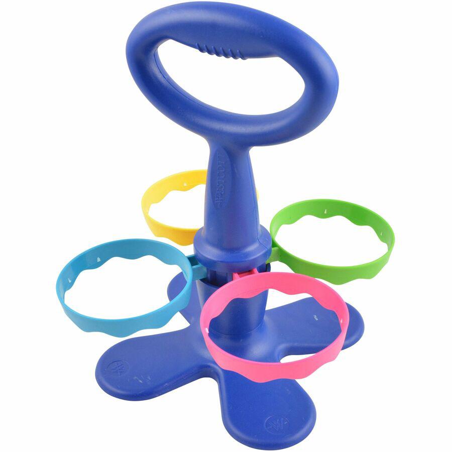 Westcott Teachers Scissors Caddy with 24 pieces of 14606 Blunt - 5" Overall Length - Left/Right - Stainless Steel - Blunted Tip - Assorted - 1 Each. Picture 10