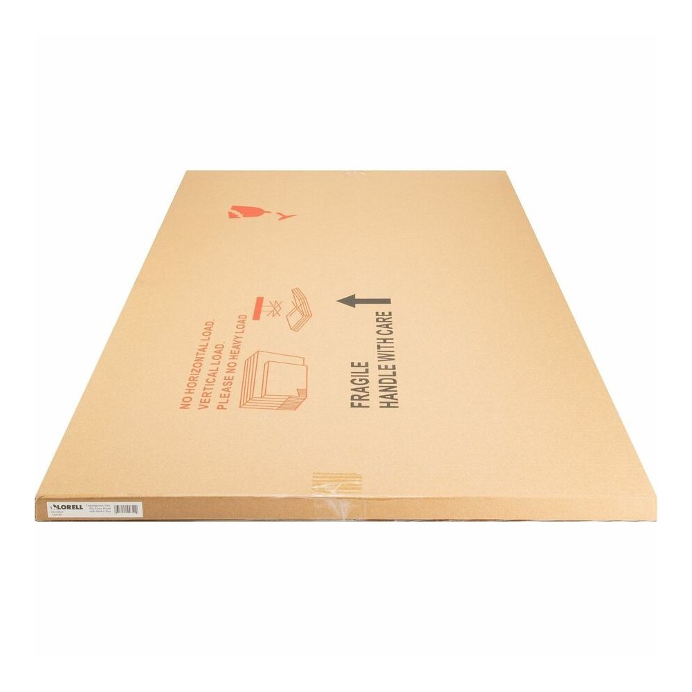 Lorell Dry-erase Board - 24" (2 ft) Width x 18" (1.5 ft) Height - White Styrene Surface - Aluminum Frame - Ghost Resistant, Scratch Resistant - 1 Each. Picture 2