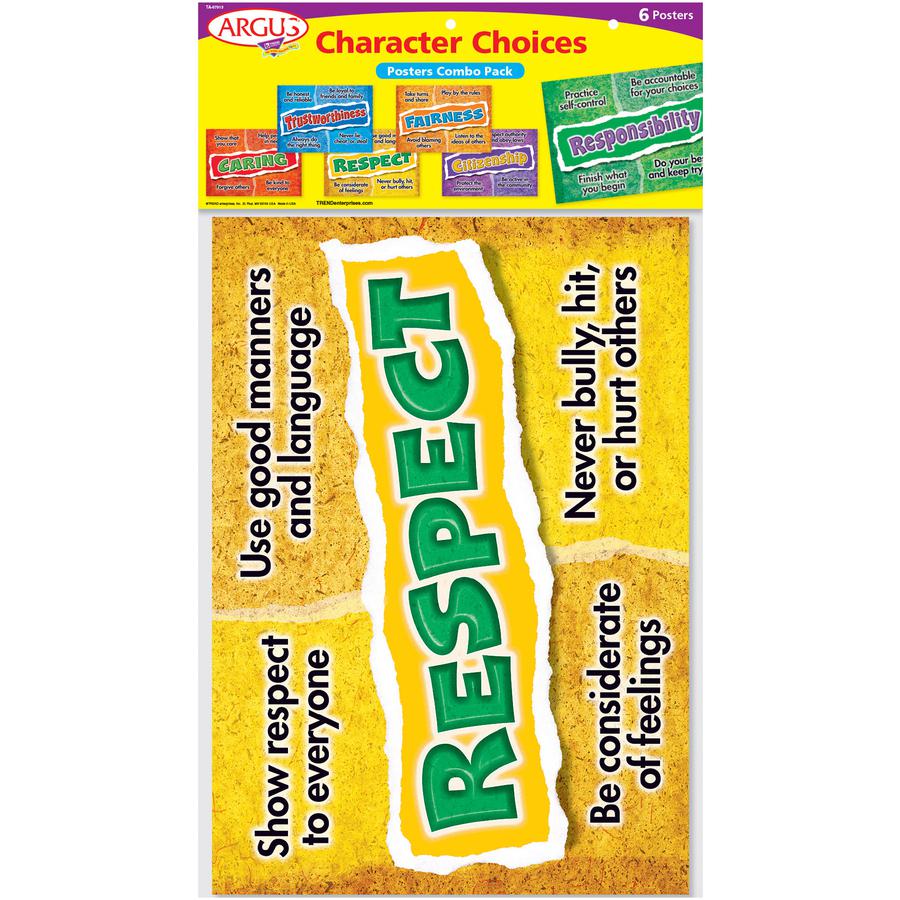 Trend Character Choices ARGUS Posters - 13.4" Width x 19" Height - Assorted. Picture 2