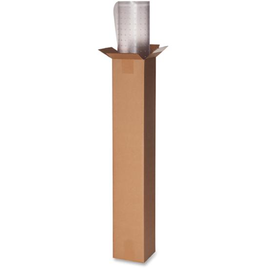 Lorell Low-pile Chairmat - Carpeted Floor - 60" Length x 46" Width x 0.112" Thickness - Rectangular - Vinyl - Clear - 1Each. Picture 13