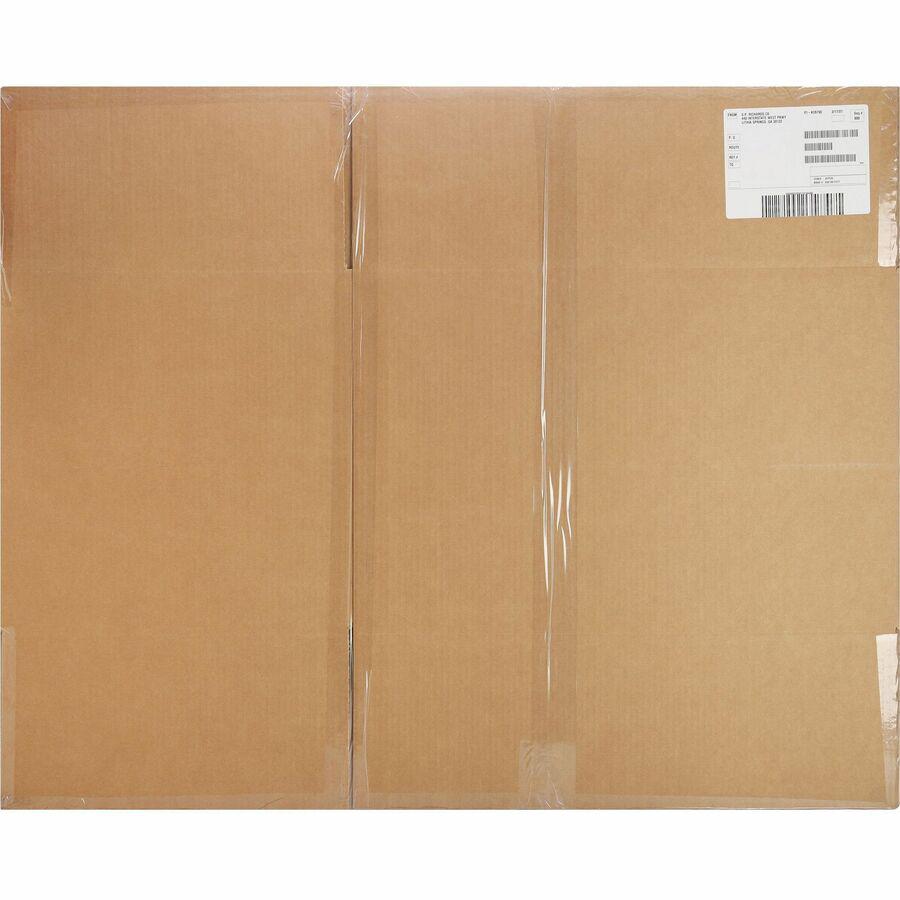 Lorell Crystal-clear Desk Pad - Rectangular - 36" Width x 20" Depth - Polyvinyl Chloride (PVC) - Clear. Picture 4