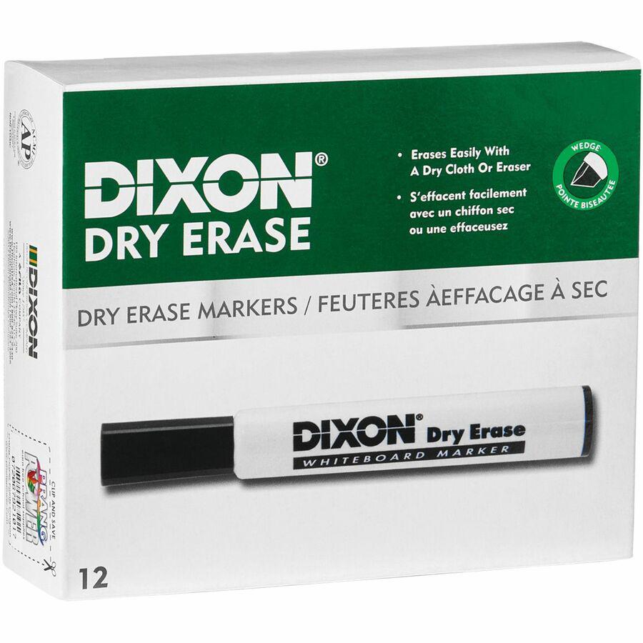 Ticonderoga Dry Erase Markers - Broad, Fine Marker Point - Chisel Marker Point Style - Red - 1 Dozen. Picture 4