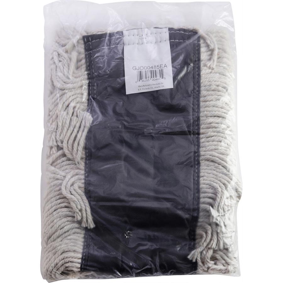 Genuine Joe Disposable Dust Mop Refill - 5" Width x 48" Length - Synthetic - Natural - 1Each. Picture 3
