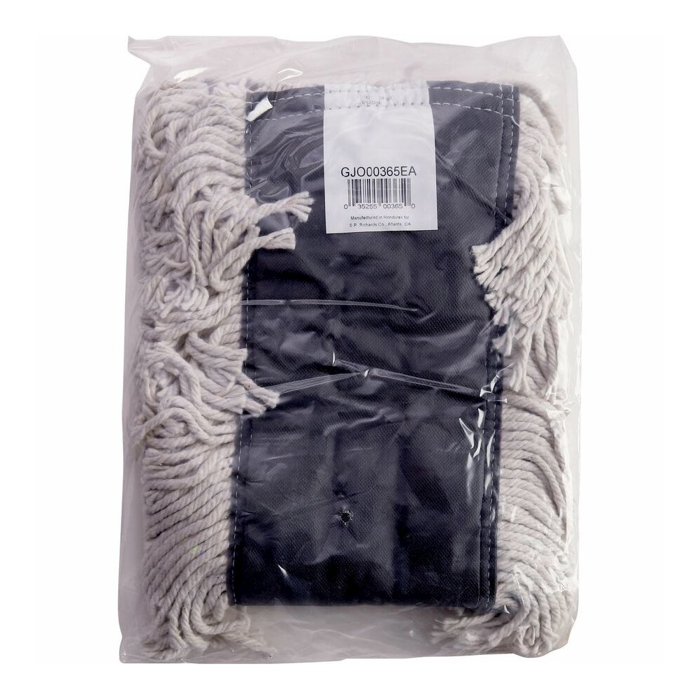 Genuine Joe Disposable Dust Mop Refill - 5" Width x 36" Length - Disposable, 4-ply, Looped Ends, Quick Drying, Fray Resistant, Absorbent, Durable, 4-ply Yarn - Synthetic, Cotton - Natural - 12 / Carto. Picture 4