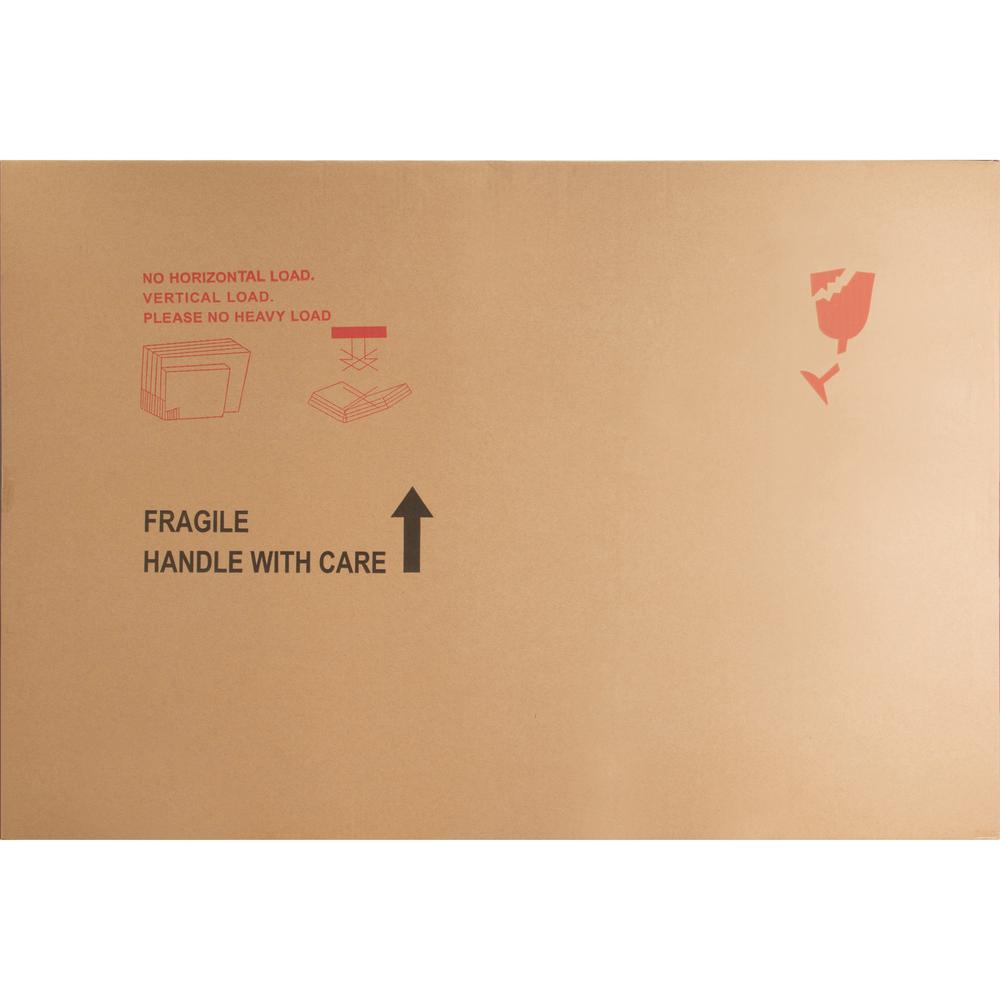 Lorell Bulletin Board - 48" Board Height x 72" Board Width - Cork Surface - Long Lasting, Warp Resistant - Silver Aluminum Frame - 1 Each. Picture 6