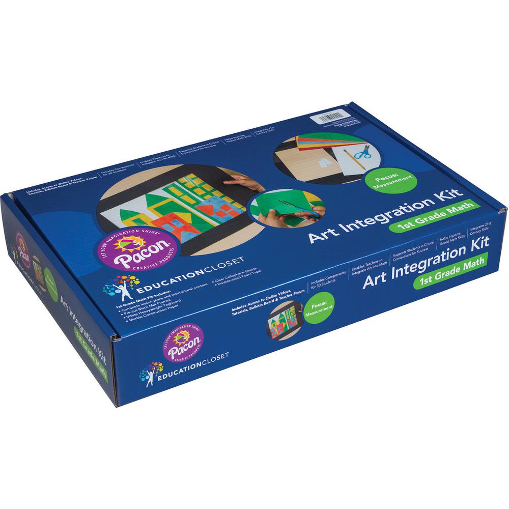 Pacon&reg; Kindergarten Math Art Integration Kit - Skill Learning: Science, Technology, Engineering, Mathematics, Planning - 1 Kit. Picture 2