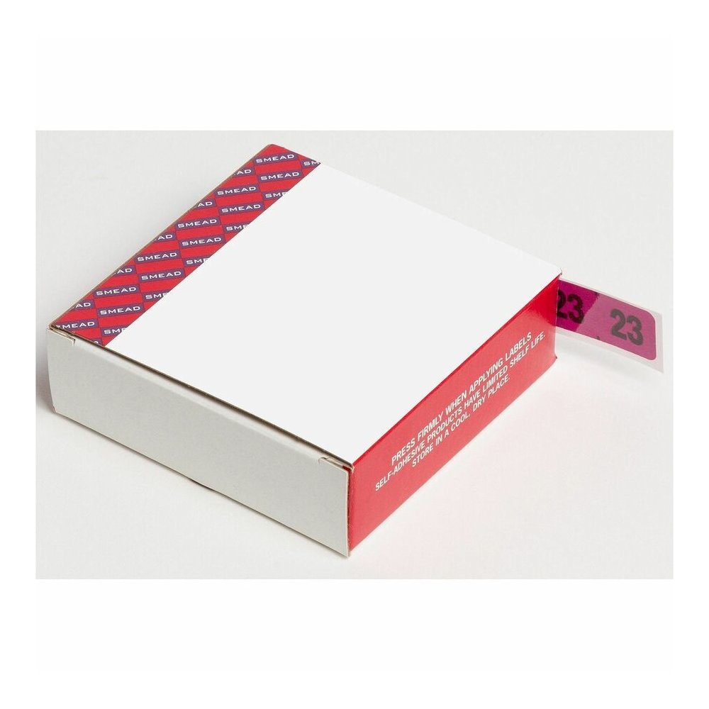 Smead ETYJ Color-Coded Year Labels - 23 - 3/4" Height x 1 1/2" Width - Rectangle - Purple - Laminated - 500 / Roll - 1 Roll. Picture 6