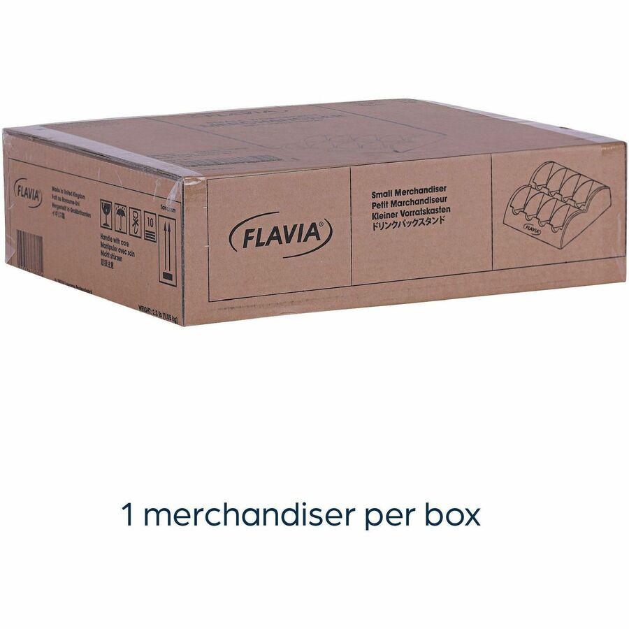 Flavia Freshpacks Small Merchandiser - 80 x Drink - Drawer Size : 10" - 4.40" Height x 13.60" Width x 13" Depth - Sturdy, Compact, Recyclable - Black - Plastic - 1 Each. Picture 7
