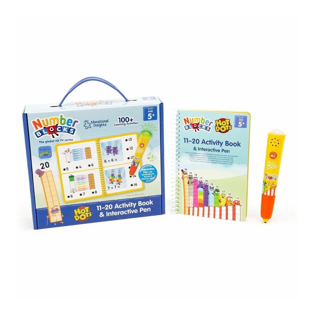 Hot Dots Numberblocks Activity Book Interactive Printed Book - 60 Pages. Picture 2