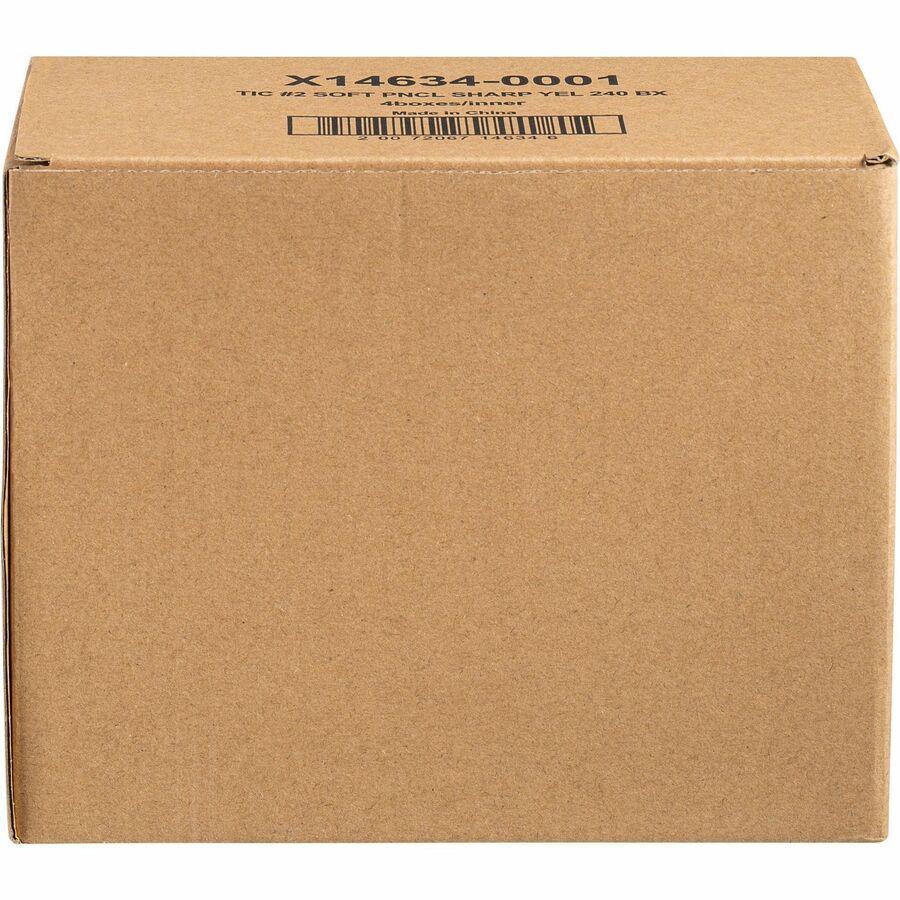 Dixon Soft No. 2 Pencils - Yellow Barrel - 240 / Box. Picture 9