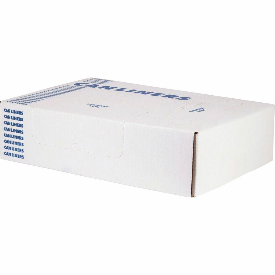 Heritage Linear Low Density Can Liners - 10 gal Capacity - 24" Width x 1.50 mil (38 Micron) Thickness - Low Density - Clear - Linear Low-Density Polyethylene (LLDPE) - Garbage Can/ - 1 Carton. Picture 3