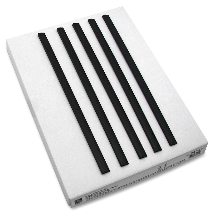 C-Line Binding Bars Only - Black, 11 x 1/8, 100/BX, 34551. Picture 2