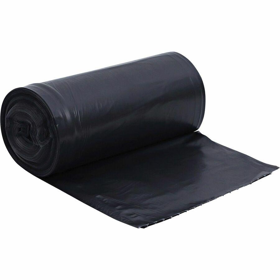 Genuine Joe Heavy-Duty Trash Can Liners - Medium Size - 33 gal Capacity - 40" Length x 33" Width x 1.50 mil (38 Micron) Thickness - Low Density - Black - 100/Box - 1 Carton. Picture 11