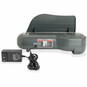 Business Source Electric Adjustable 3-hole Punch - 3 Punch Head(s) - 30 Sheet of 20lb Paper - 1/4" Punch Size - 17.8" Width x 5.3" Depth x 8.3" Height - Gray. Picture 13