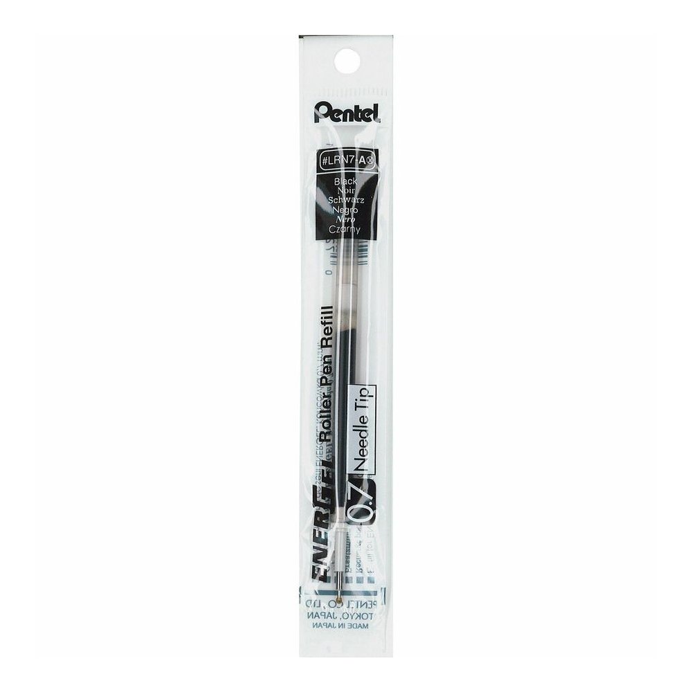 EnerGel Retractable Liquid Pen Refills - 0.70 mm , Medium Point - Black Ink - Smudge Proof, Smear Proof, Quick-drying Ink, Glob-free, Smooth Writing - 12 / Box. Picture 2