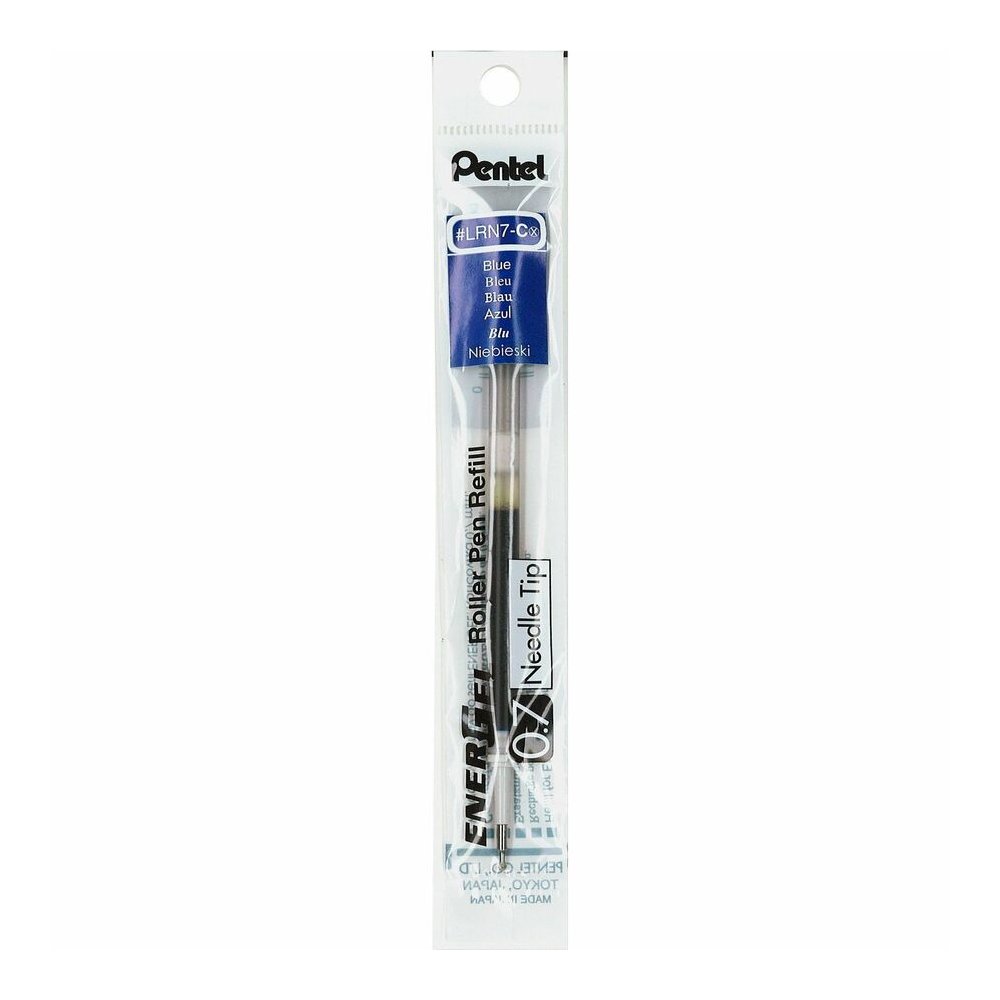 EnerGel Retractable Liquid Pen Refills - 0.70 mm , Medium Point - Blue Ink - Smudge Proof, Smear Proof, Quick-drying Ink, Glob-free, Smooth Writing - 12 / Box. Picture 2