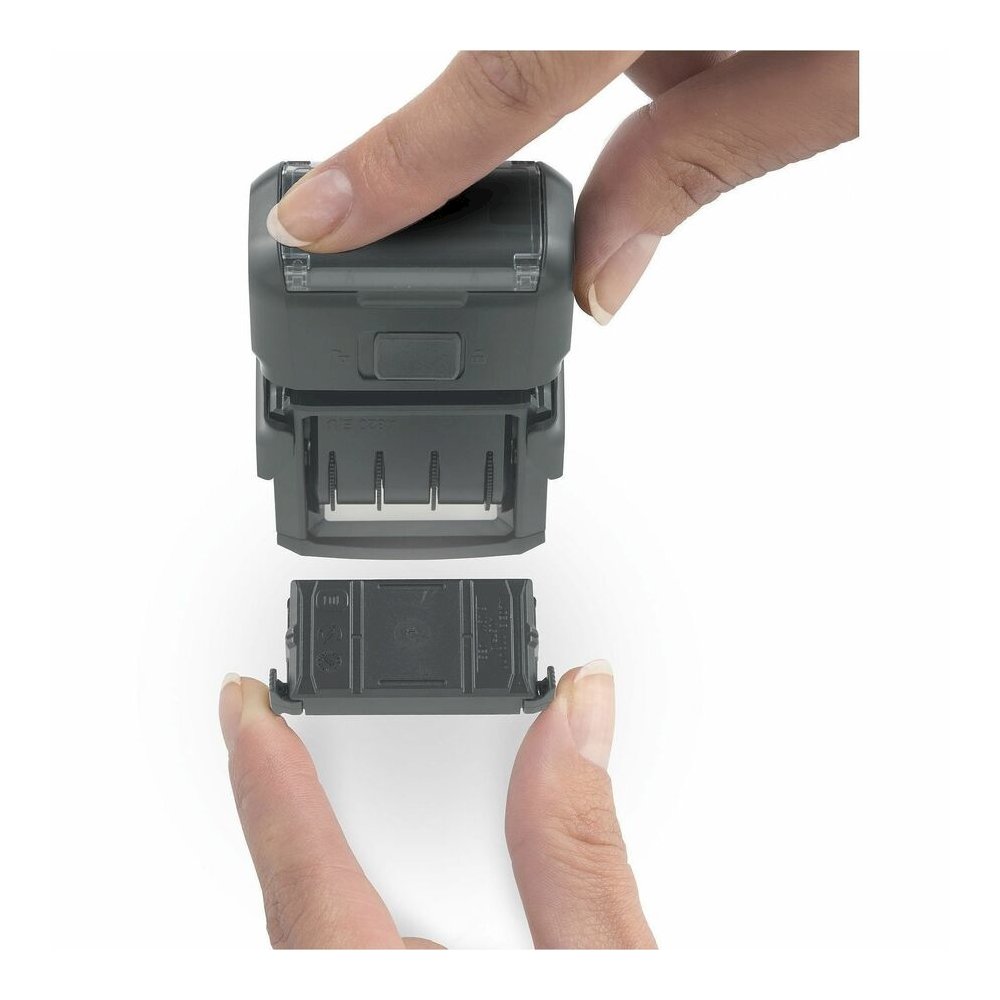 Trodat Date Only Stamp - Date Stamp - 0.38" Impression Width x 1.62" Impression Length - 10000 Impression(s) - Black - Recycled - 1 Each. Picture 7