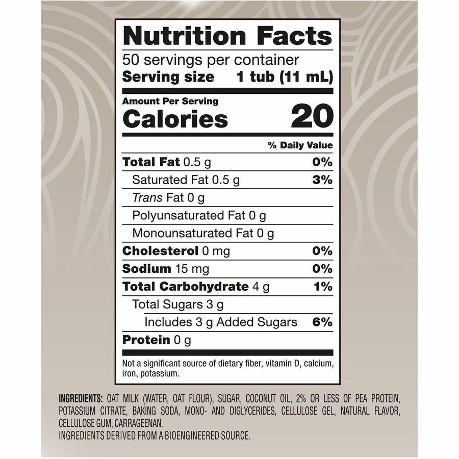 Coffee mate Oat Milk Vanilla Liquid Creamer Singles - Vanilla Flavor - 0.38 fl oz (11 mL) - 4/Carton - 50 Per Box. Picture 3
