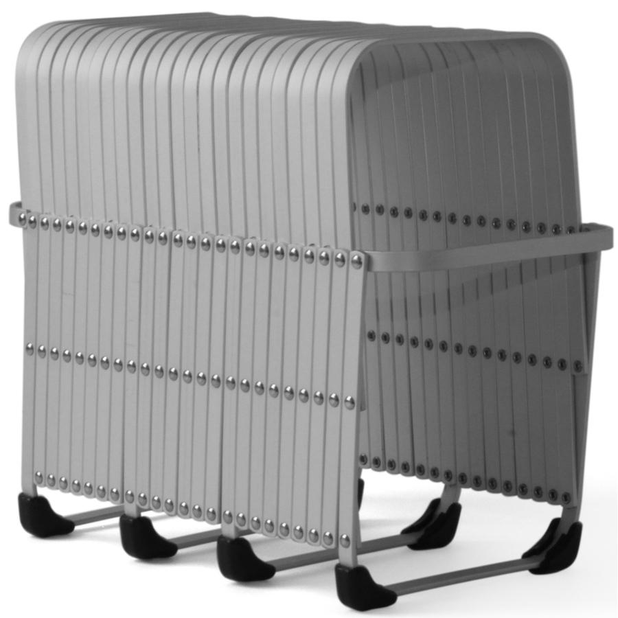 LEE Flexible Expandable Collator/Sorter/File - 24 - 7" Height x 11" Width x 10.5" DepthDesktop - 22% Recycled - Silver - Aluminum - 1 Each. Picture 7