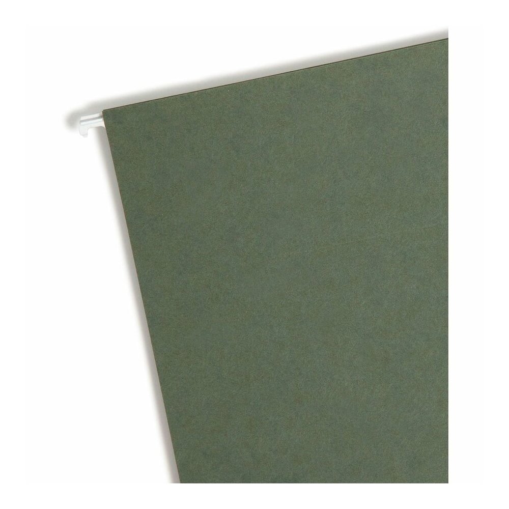 Smead Legal Yes Hanging Folder - 8 1/2" x 14" - 3" Expansion - 11 pt. - Standard Green - Reinforced Base - 10% Recycled - 25 / Box. Picture 4