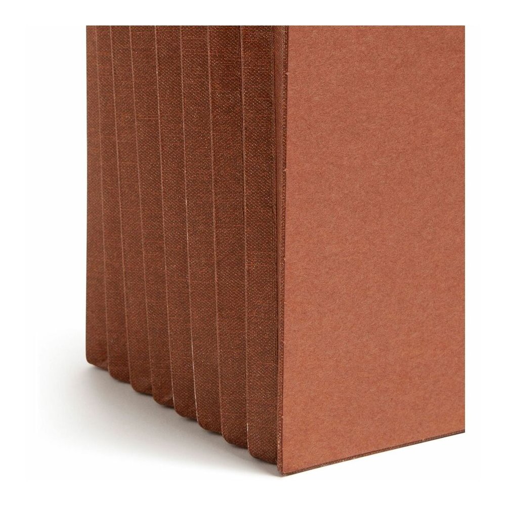 Smead TUFF Straight Tab Cut Letter Recycled File Pocket - 8 1/2" x 11" - 7" Expansion - 16.5 pt. - 2 Plys - Redrope - Rip Resistant, Tear Resistant, Reinforced Tab, Heavyweight Cover - 30% Recycled - . Picture 3