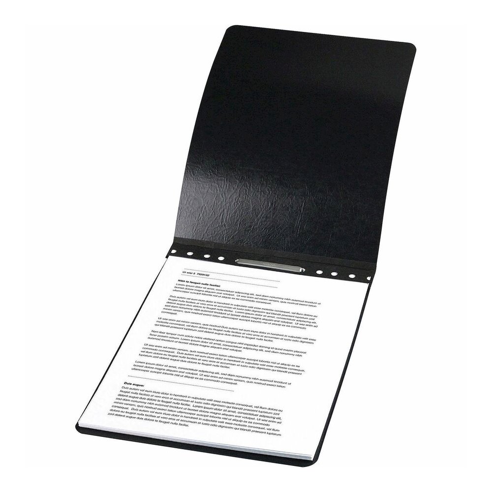 ACCO Presstex Legal Recycled Report Cover - 2" Folder Capacity - 8 1/2" x 14" - 20 pt. - Black - 30% Recycled - 1 Each. Picture 6
